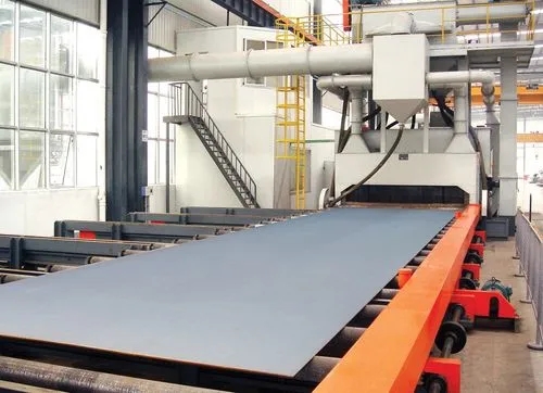 菏泽非标定制碳钢型材喷砂机及其应用