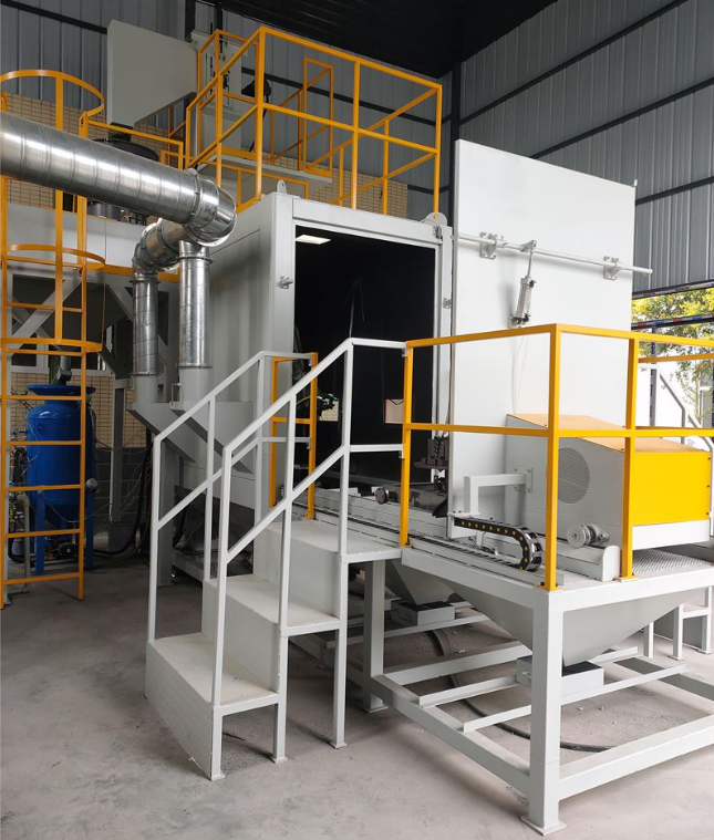 菏泽全自动喷砂机 实现无人化高效生产