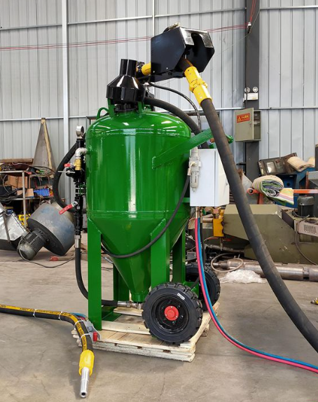 菏泽移动式喷砂机 户外施工效率翻倍